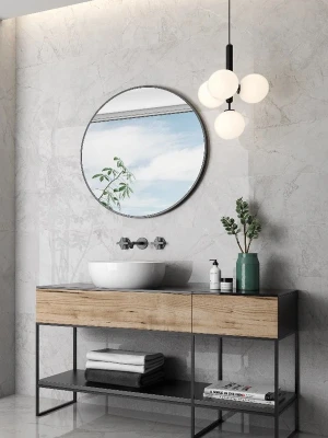 Glancētas sienas flīzes ESS. GALES GREY, 25x70 cm, US