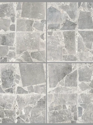 Matētas flīzes FRAMMENTO GRIS, 60x60 cm, DG