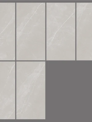 Matētas flīzes PULPIS BIANCO SATIN, 60x120 cm, AM