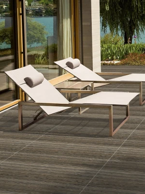 Matētas flīzes ASPEN TEAK BROWN, 60x120 cm, TS