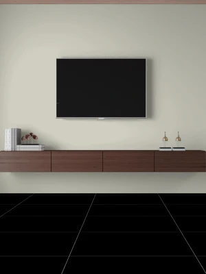 Matētas flīzes PIANO BLACK, 60x60 cm, TS