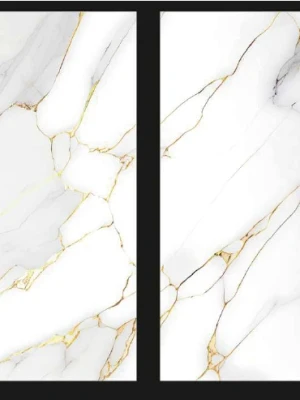 Matētas flīzes GOLDEN MARBLE CARVING, 60x120 cm, VE