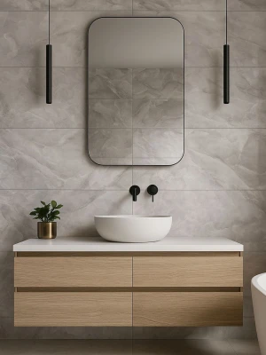 Glancētas flīzes ROMA ONYX GREY, 60x120 cm, LE