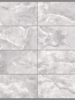 Glancētas flīzes ROMA ONYX GREY, 60x120 cm, LE