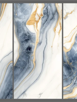 Glancētas flīzes ar zelta kristāliem GOLDEN AZURE, 60x120 cm, TS