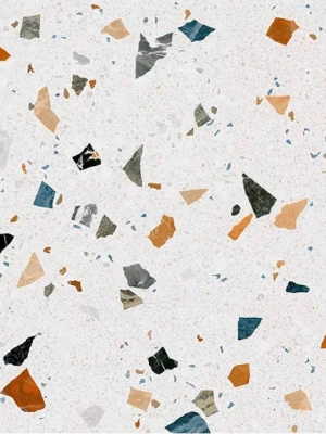 Matētas flīzes TERAZZO MULTICOLOR, 60x60 cm, DE