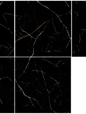 Glancētas flīzes MAXX BLACK MARBLE, 60x60 cm, DE