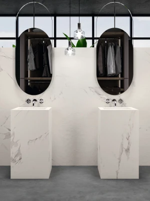Glancētas flīzes MANDALAY WHITE RECT, 60x120 cm, APE