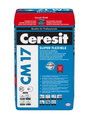 Flīžu līmjava ļoti elastīga CM17 SUPER FLEXIBLE, 25kg