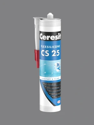 Sanitārais silikons CS25, 280 ml, 16 GRAPHITE