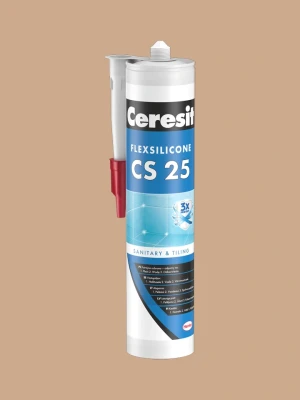 Sanitārais silikons CS25, 280 ml, 44 TOFFI