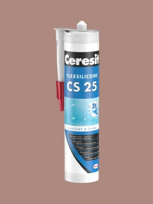 Sanitārais silikons CS25, 280 ml, 52 COCOA