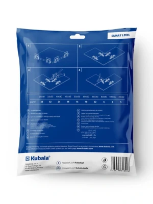 1 mm skava flīžu izlīdzināšanai, 100 gab.