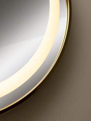 Spogulis ar LED apgaismojumu Ø 60 cm, 24W, 3CCT