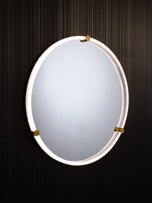 Spogulis ar LED apgaismojumu Ø 60 cm, 24W, 3CCT