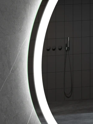 LED spogulis ar apsildes funkciju RONDO, Ø 100 cm, 2700-6500K, 31W, 3388Lm, IP44
