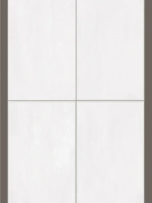 Matētas flīzes MILOS WHITE, 60x120 cm, TS