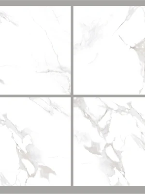 Matētas flīzes SANTORINI WHITE MARBLE, 60x120 cm, TS