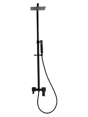 Lietus dušas komplekts FAUCET, Melns