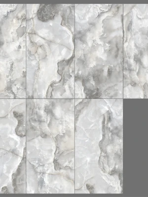 Matētas akmens 60x120cm ONICE SILVER, SR