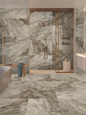Glancētas flīzes MARMO SABBIA ANTICA HIGH-GLOSSY, 60x120cm, SC