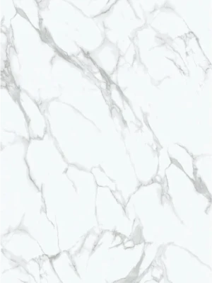 SPC PREMIUM Waterproof Matte Wall Panel WHITE MARBLE IMPERIAL, 2800 × 1200 × 4 mm