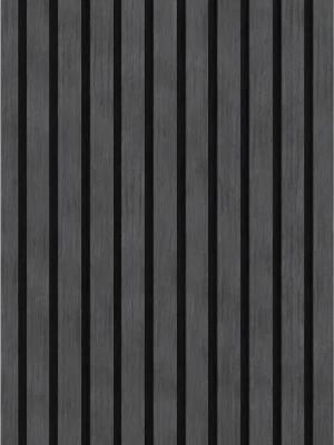 Premium klases akustiskais sienas panelis OAK CHARCOAL IMPERIAL, 2800 × 600 × 21 mm
