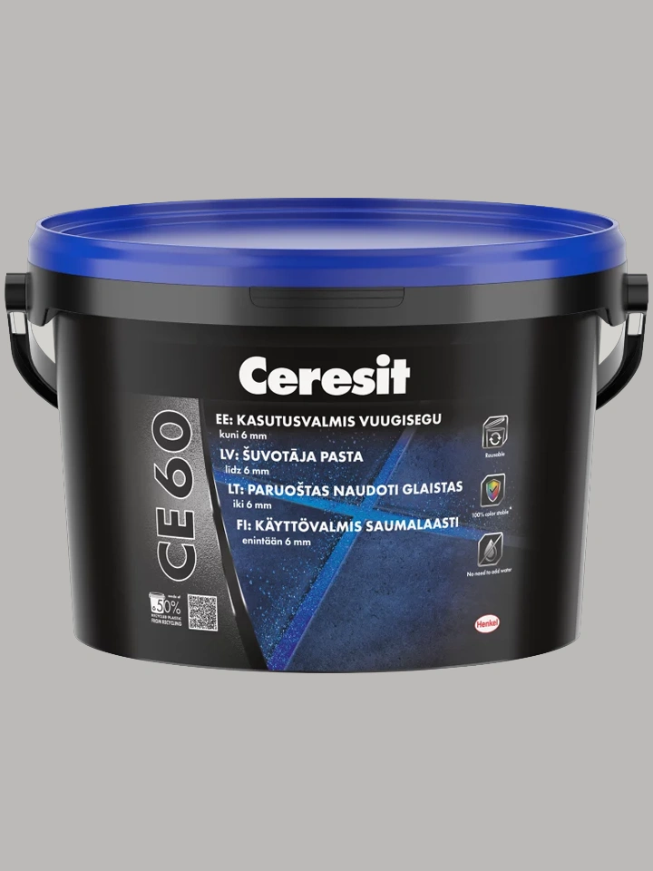 Polimēra šuves pildviela CE60, 2 kg, 07 GRAY