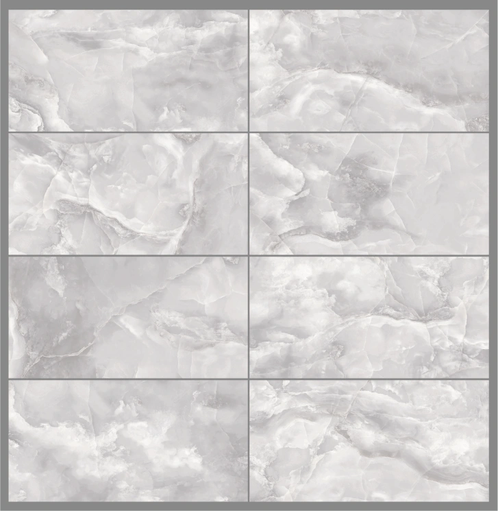 Глянцевая плитка ROMA ONYX GREY, 60x120 cm, LE