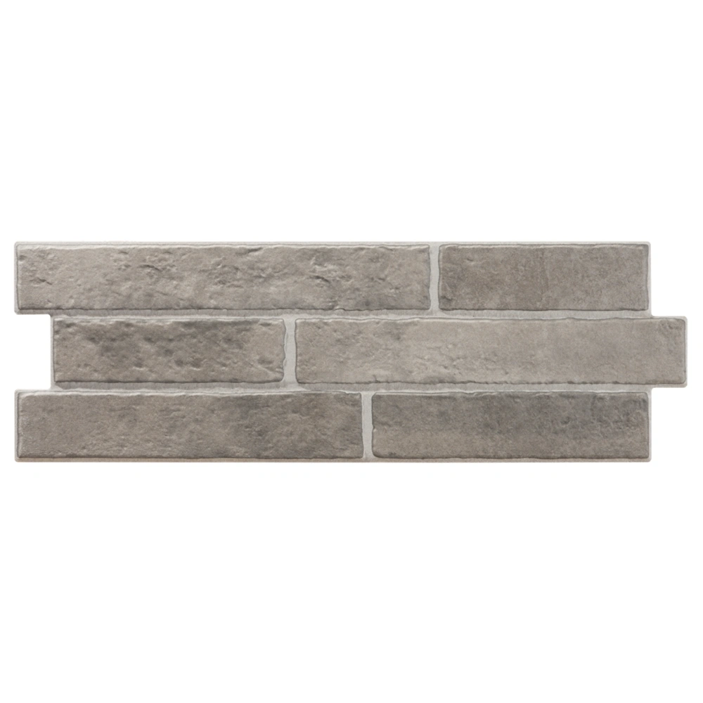 Clinker tiles for indoor use and facades RUSTIC APALACHE GRIS, 17x52cm, EC
