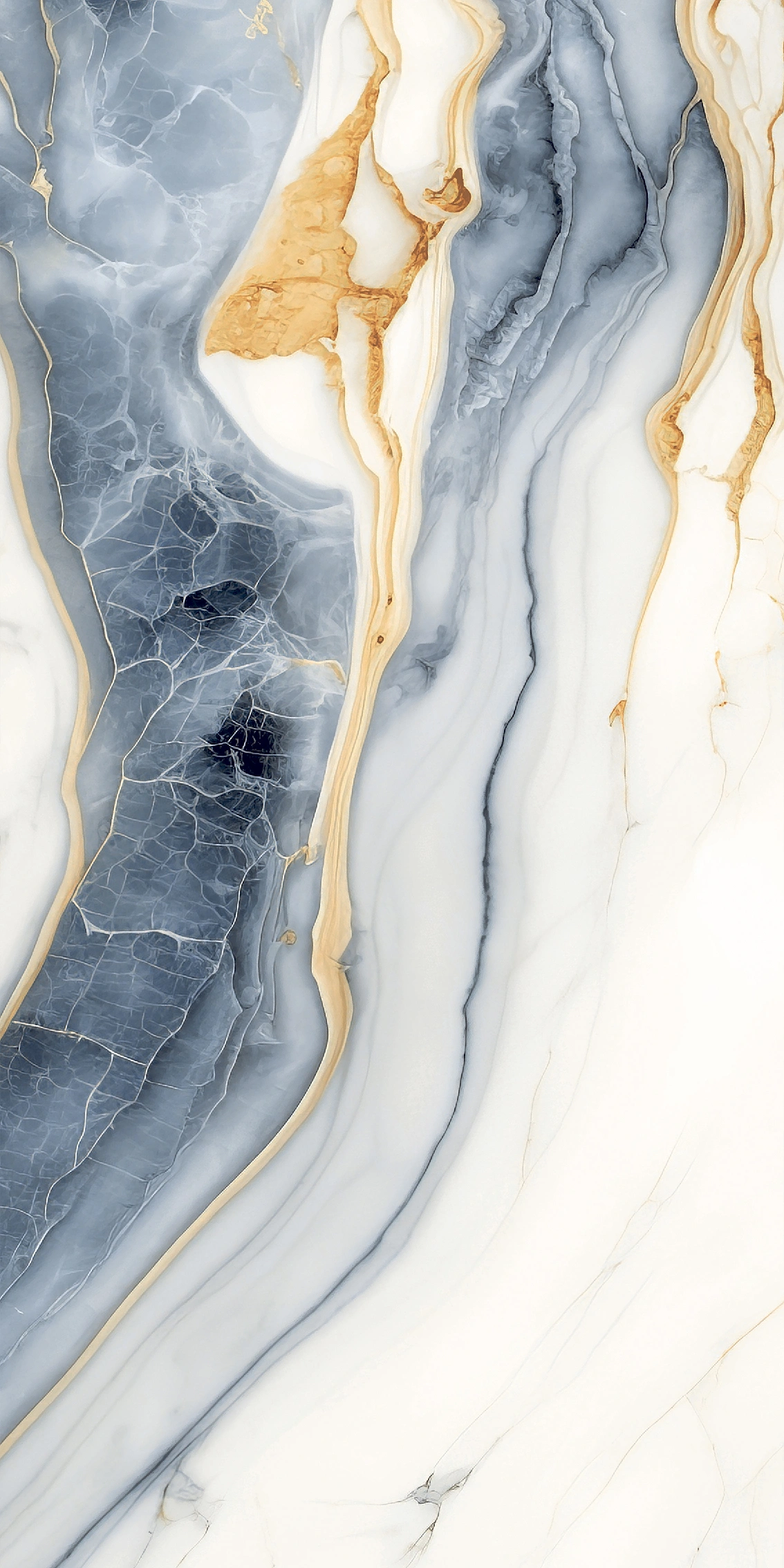 Glancētas flīzes ar zelta kristāliem GOLDEN AZURE, 60x120 cm, TS