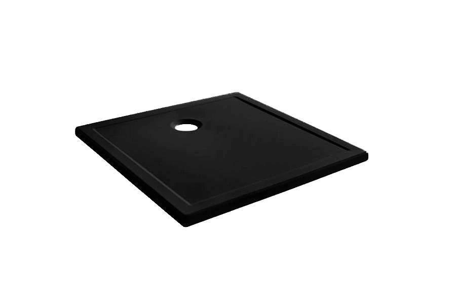 Shower tray with anti-slip coating, 80x80x3.5 cm