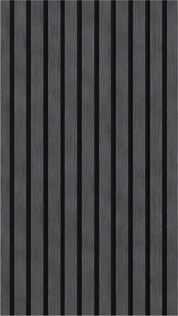 Premium klases akustiskais sienas panelis OAK CHARCOAL IMPERIAL, 2800 × 600 × 21 mm