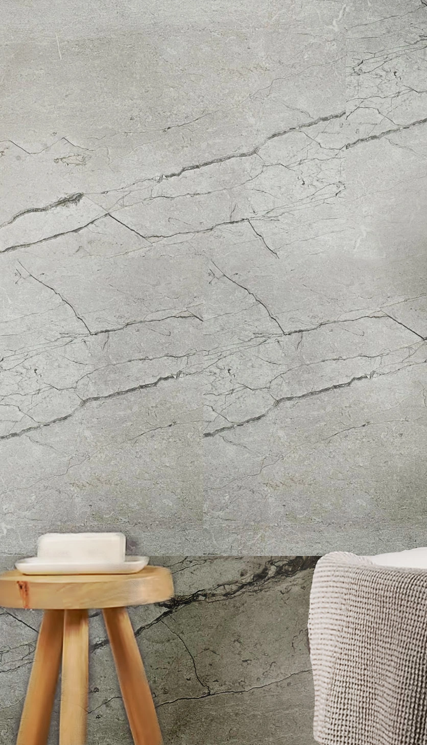 Matētas flīzes IMPERIAL GREY MARBLE CARVING, 60x120 cm, AM