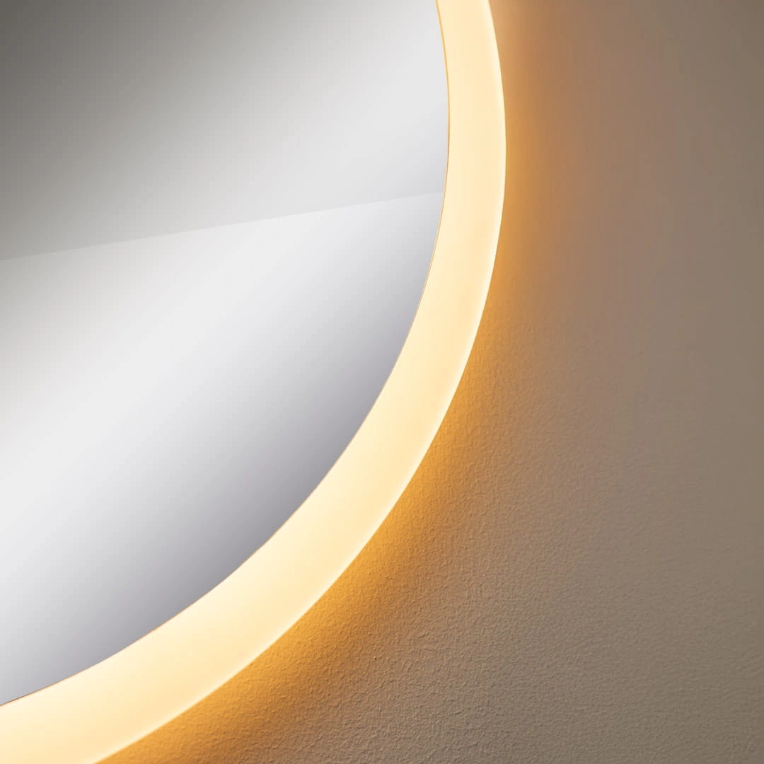 Spogulis ar LED apgaismojumu Ø 60 cm, 24W, 3CCT