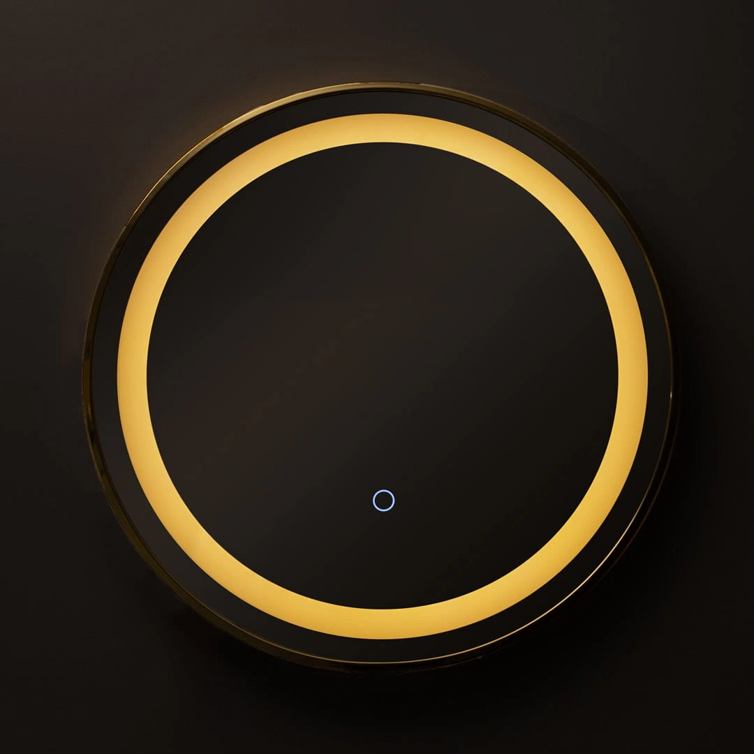 Spogulis ar LED apgaismojumu Ø 60 cm, 24W, 3CCT