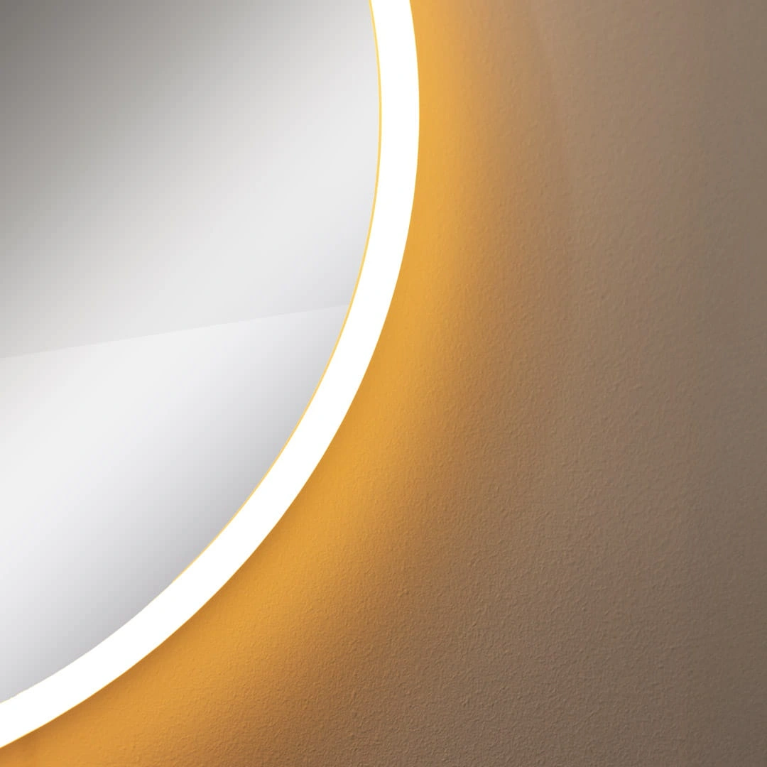Spogulis ar LED apgaismojumu Ø 60 cm, 24W, 3CCT
