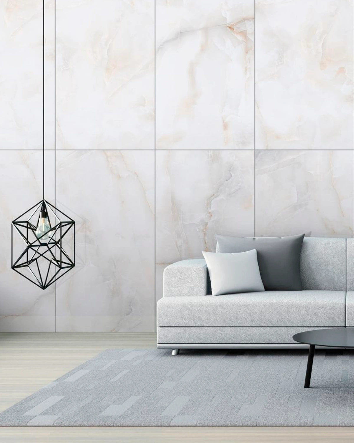 Matētas flīzes ONIX BIANCO SATIN, 60x120 cm, EG