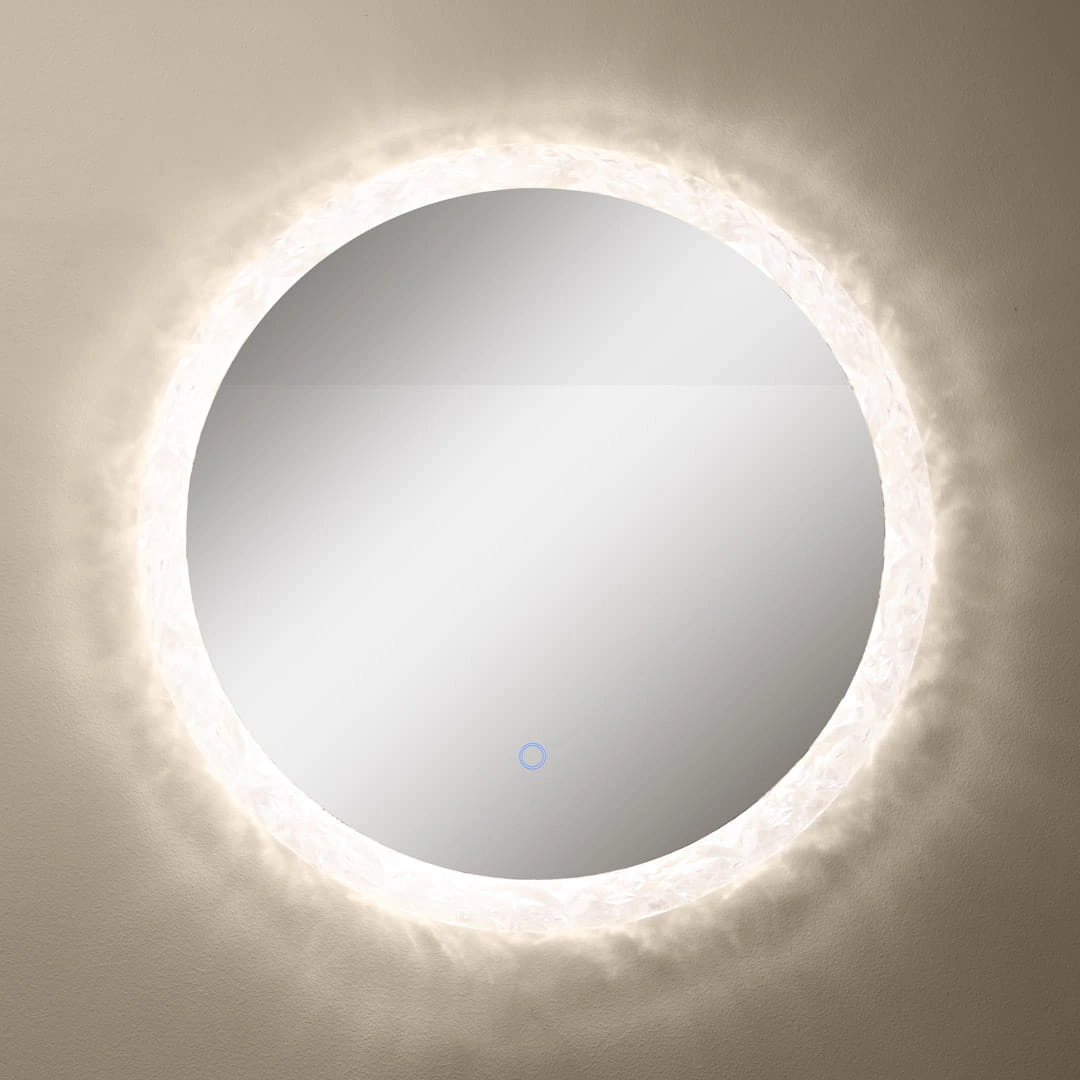 Spogulis ar LED apgaismojumu Ø 60 cm, 24W, 3CCT