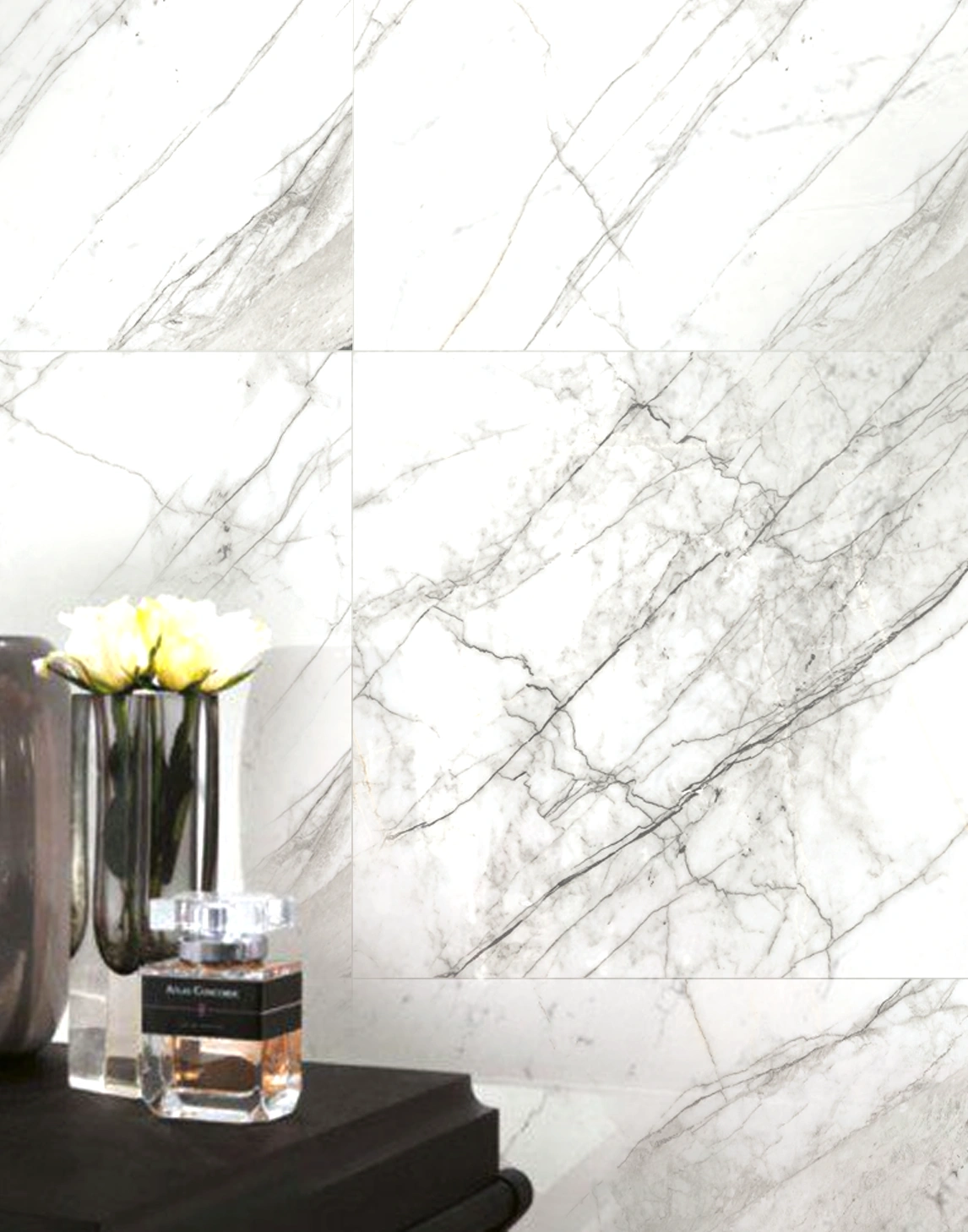 Glancētas flīzes CARRARA INFINITY MARBLE, 60x60 cm, AM