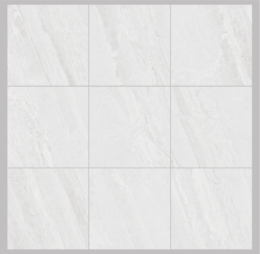 Matētas flīzes CORTINA STONE BIANCO CARVING, 60x60 cm, TS
