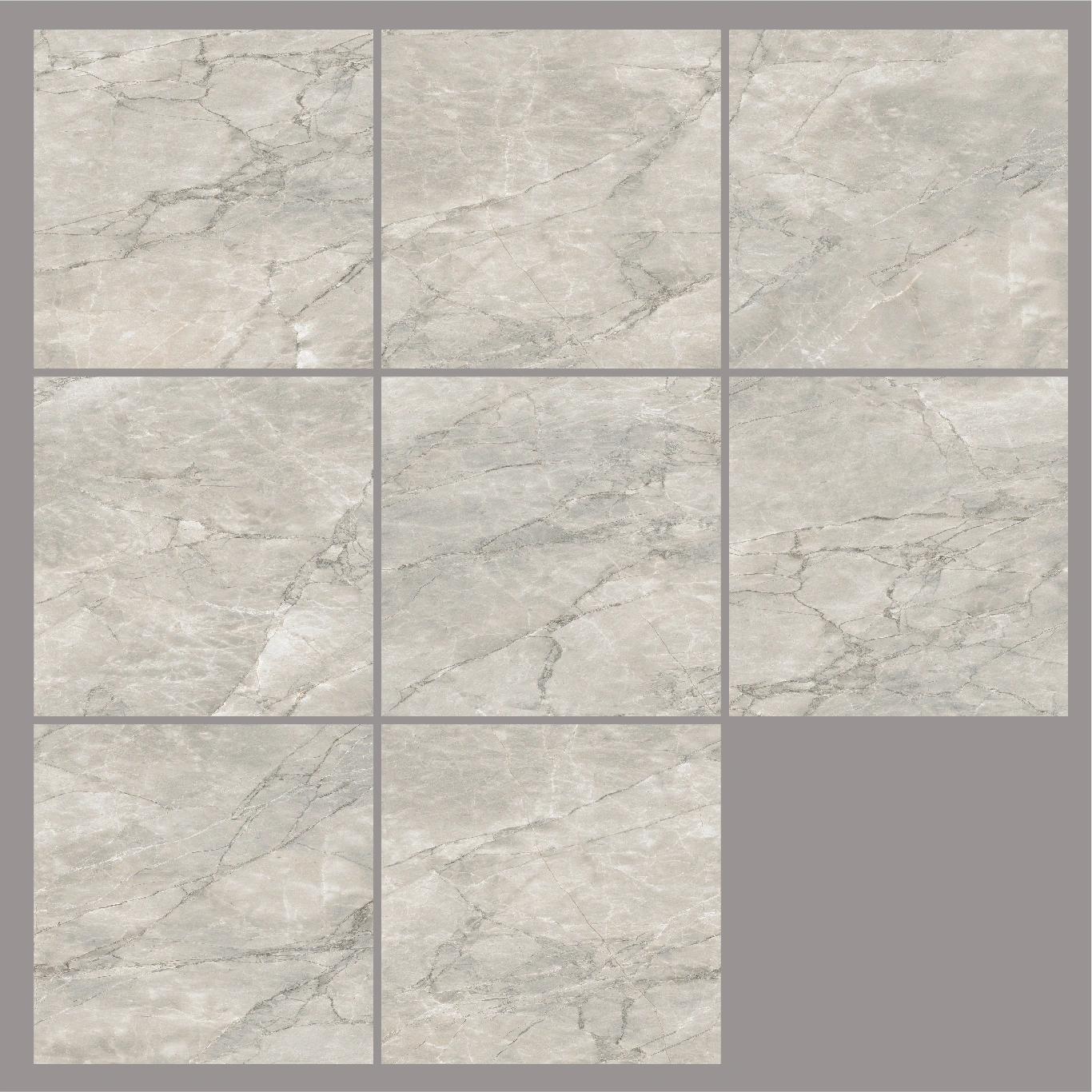 Glancētas flīzes ZORRANI MARBLE CARVING, 60x60 cm, AM