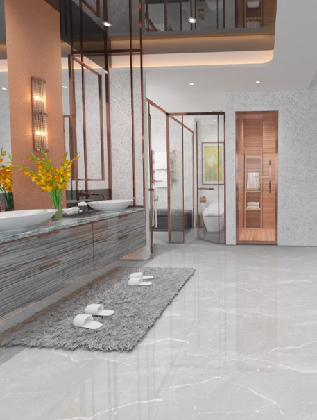 Glancētas flīzes MAYOR MARBLE BIANCO, 60x120 cm, VE