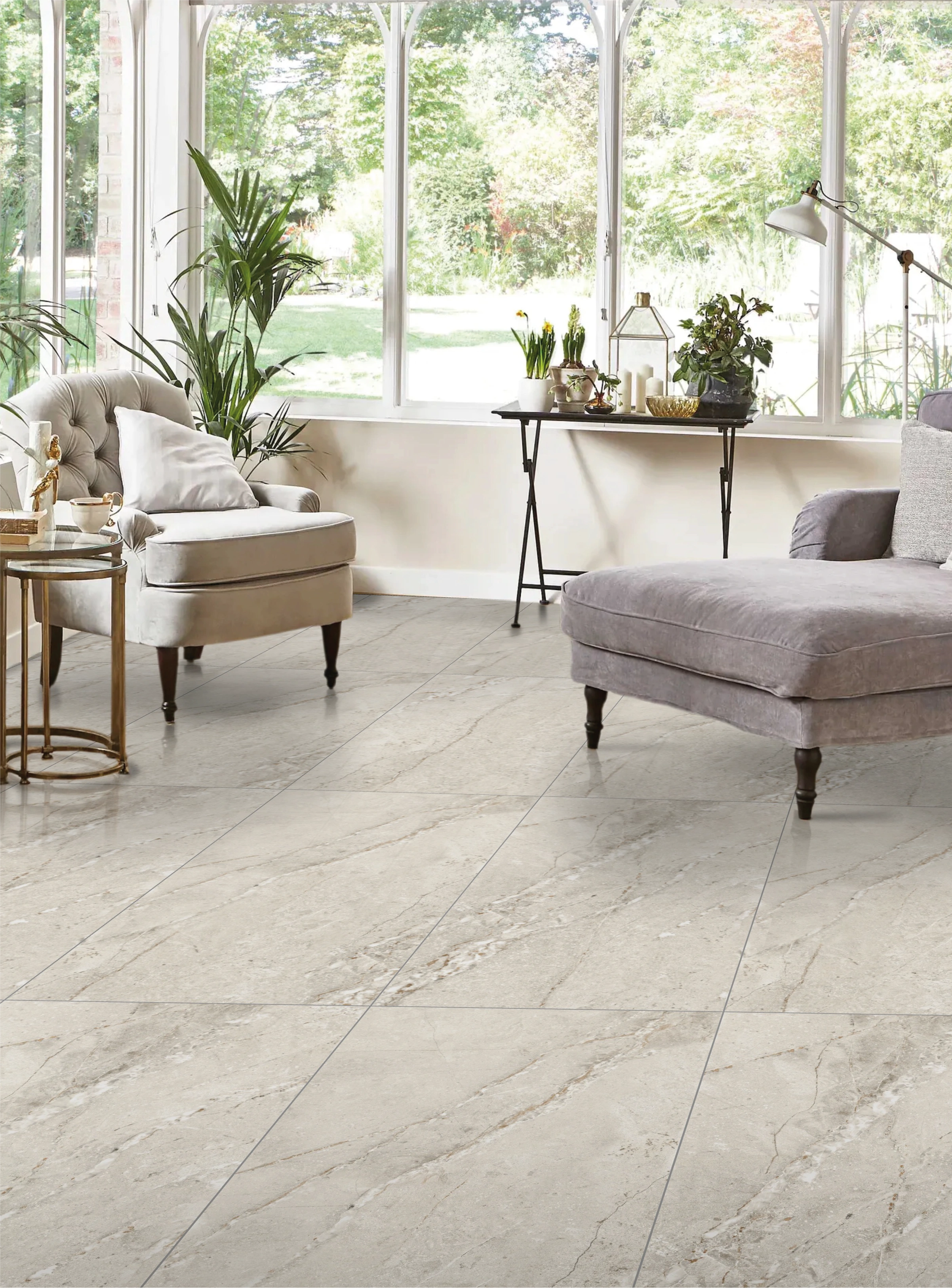 Matētas akmens 60x120cm IMPERIAL CREMA, SR