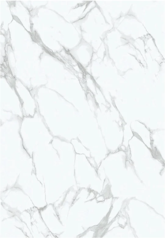 Премиум-класса SPC водостойкая матовая стеновая панель WHITE MARBLE IMPERIAL, 2800 × 1200 × 4 мм