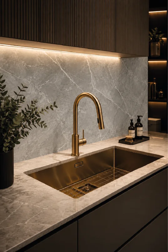 Премиум-класса SPC водостойкая матовая стеновая панель MARBLE GRIGIO , 2800 × 1200 × 4 мм
