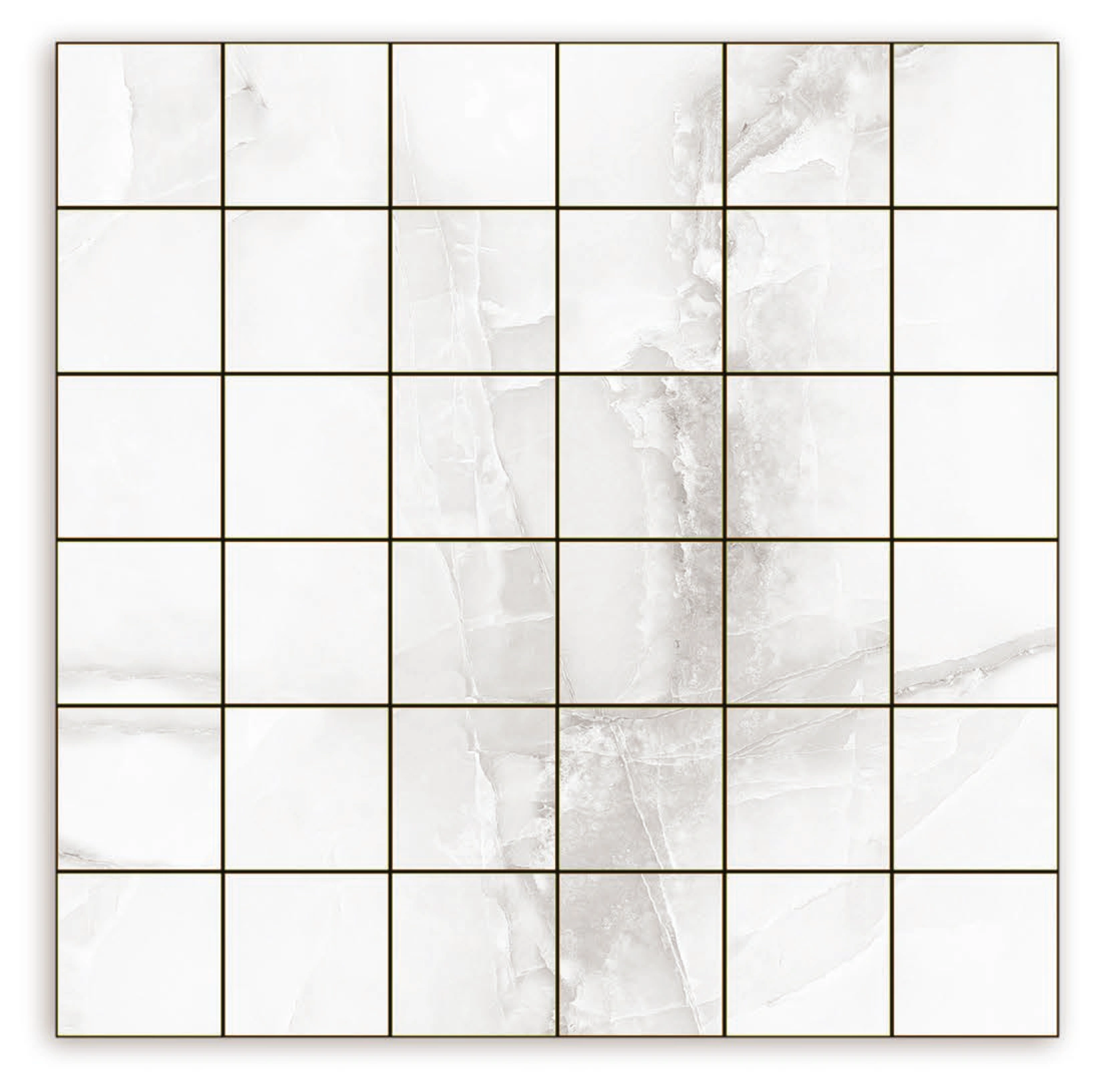 Глянцевая каменная мозаика, 30x30 см, AQUARIUS ONYX LITE