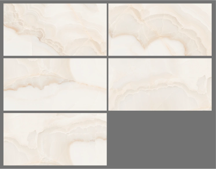 Glancētas flīzes VERONA ONYX BEIGE, 60x120 cm, LE