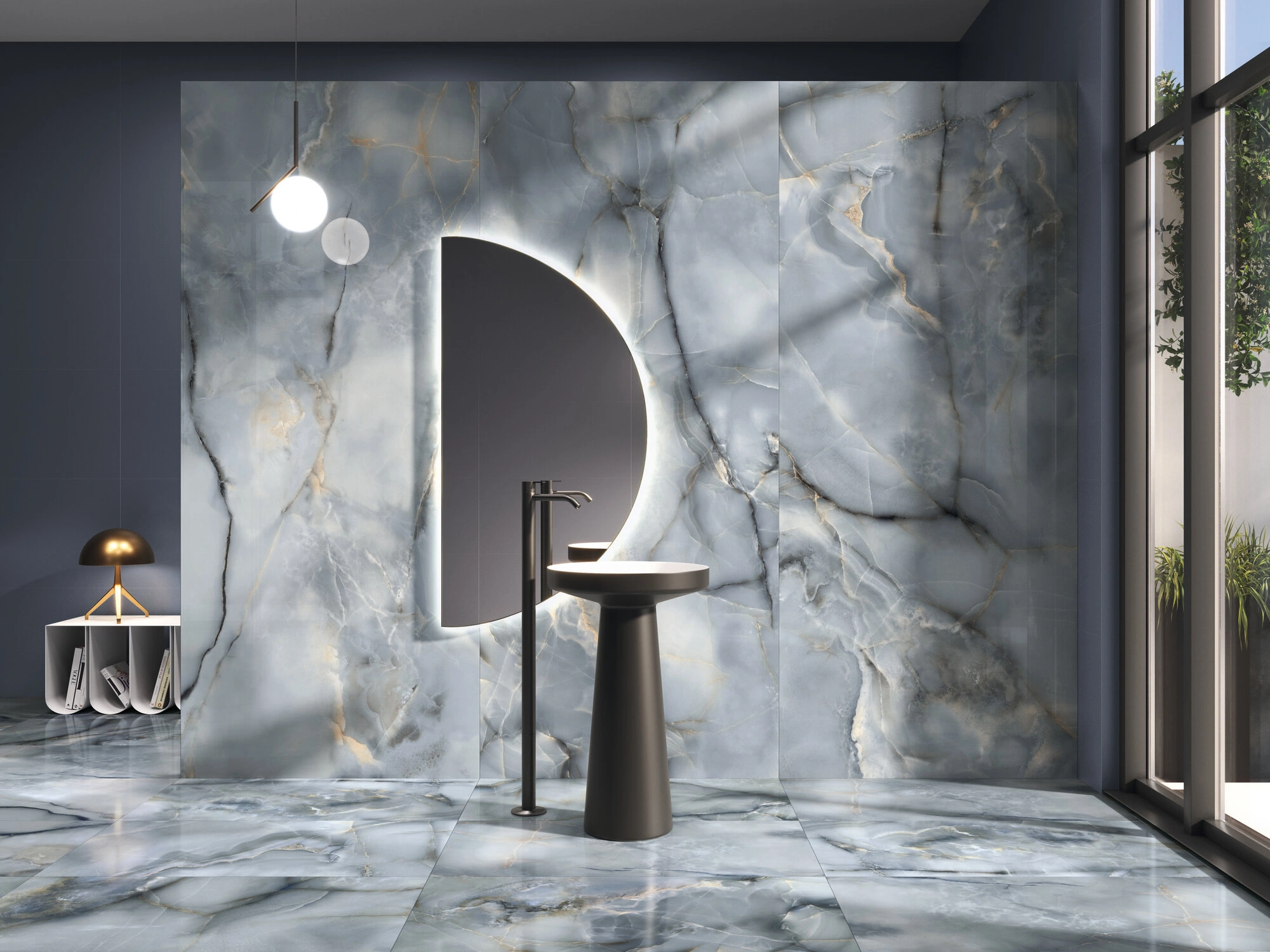 Glancētas flīzes ONICE SKY, 120x280 cm, APE