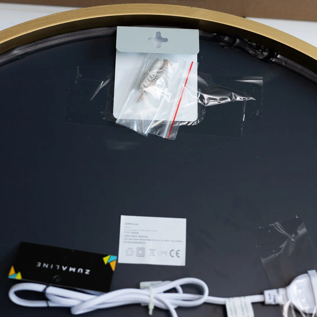 Spogulis ar LED apgaismojumu Ø 60 cm, 24W, 3CCT